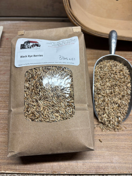 Organic Seashore Black Rye Grain 3lbs